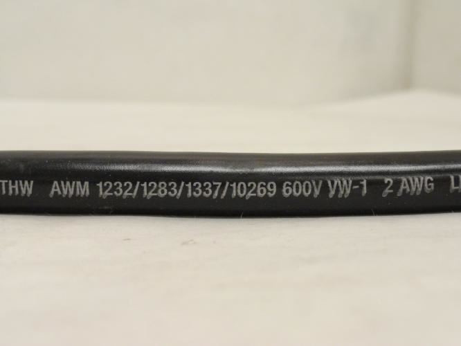 Cobra Wire E163983; X-Flex Assembled Cable 600V 2/0AWG 30" Long