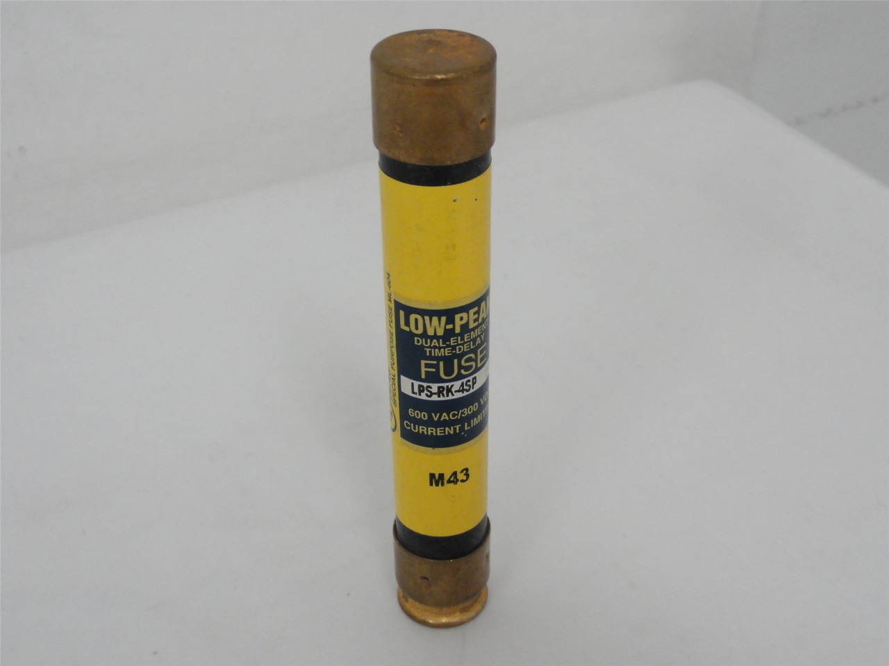 Bussmann LPS-RK-4SP; Time Delay Fuse; 4A; 600VAC/300VDC