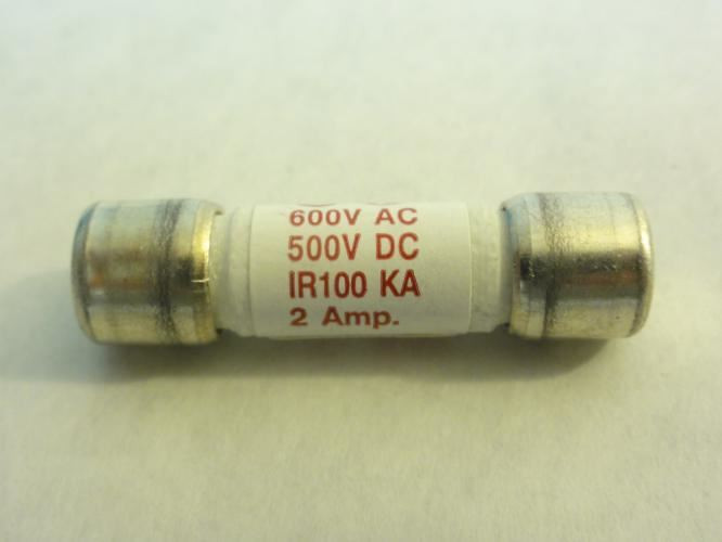 Ferraz ATM2; Lot-8 Fuse; 2A; 600V 13/32"OD x 1-1/2"L