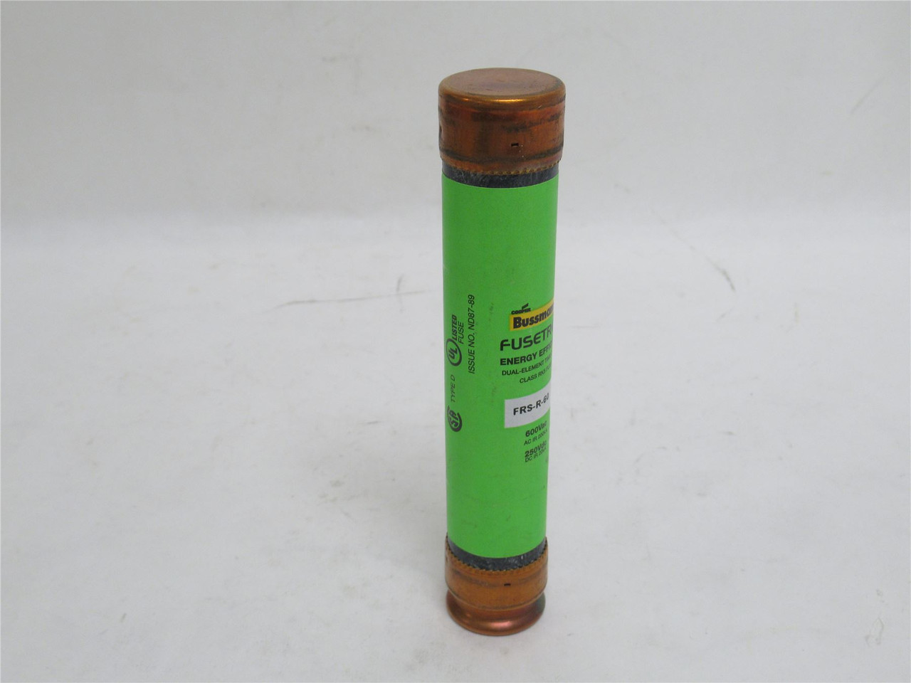 Bussmann FRS-R-60; Dual-Element Time Delay Fuse; 60A; 600VAC