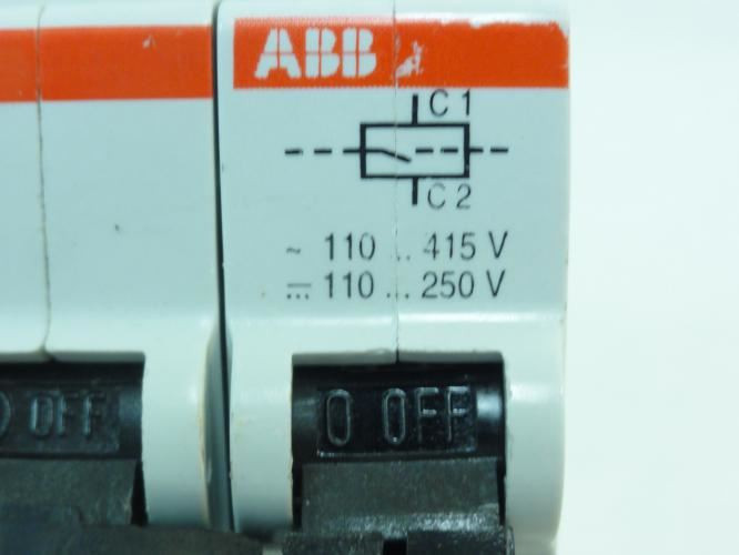 ABB S263-D4; Circuit Breaker 4A 3P 277/480VAC