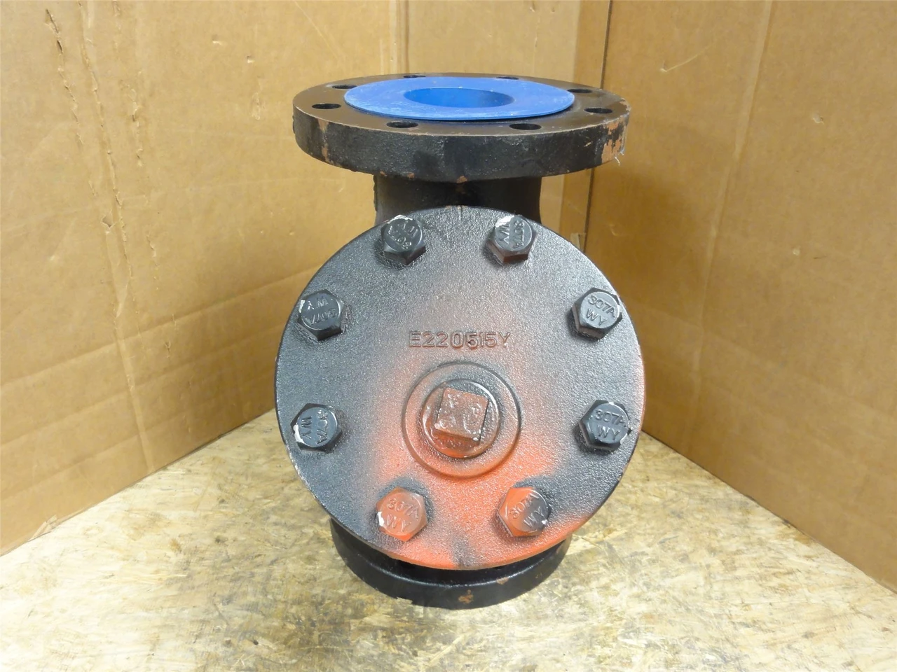 FNW 558BP; Flanged Cast Iron Wye Strainer; Size 4"; Class: 125