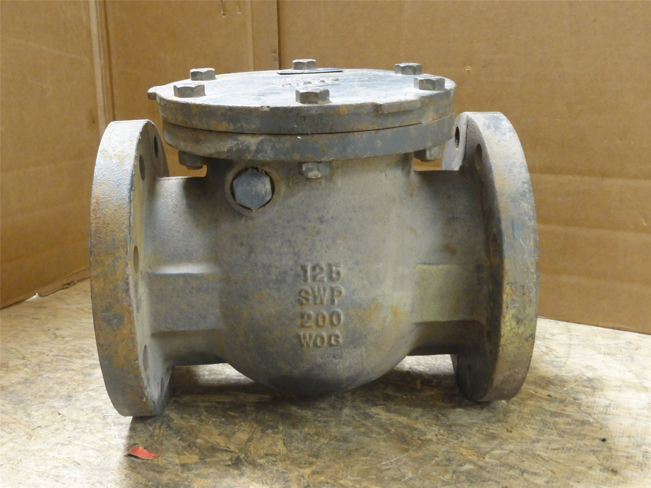 Nibco F-918B; Flanged Check Valve; Size: 4"; 125SWP; 200WOG