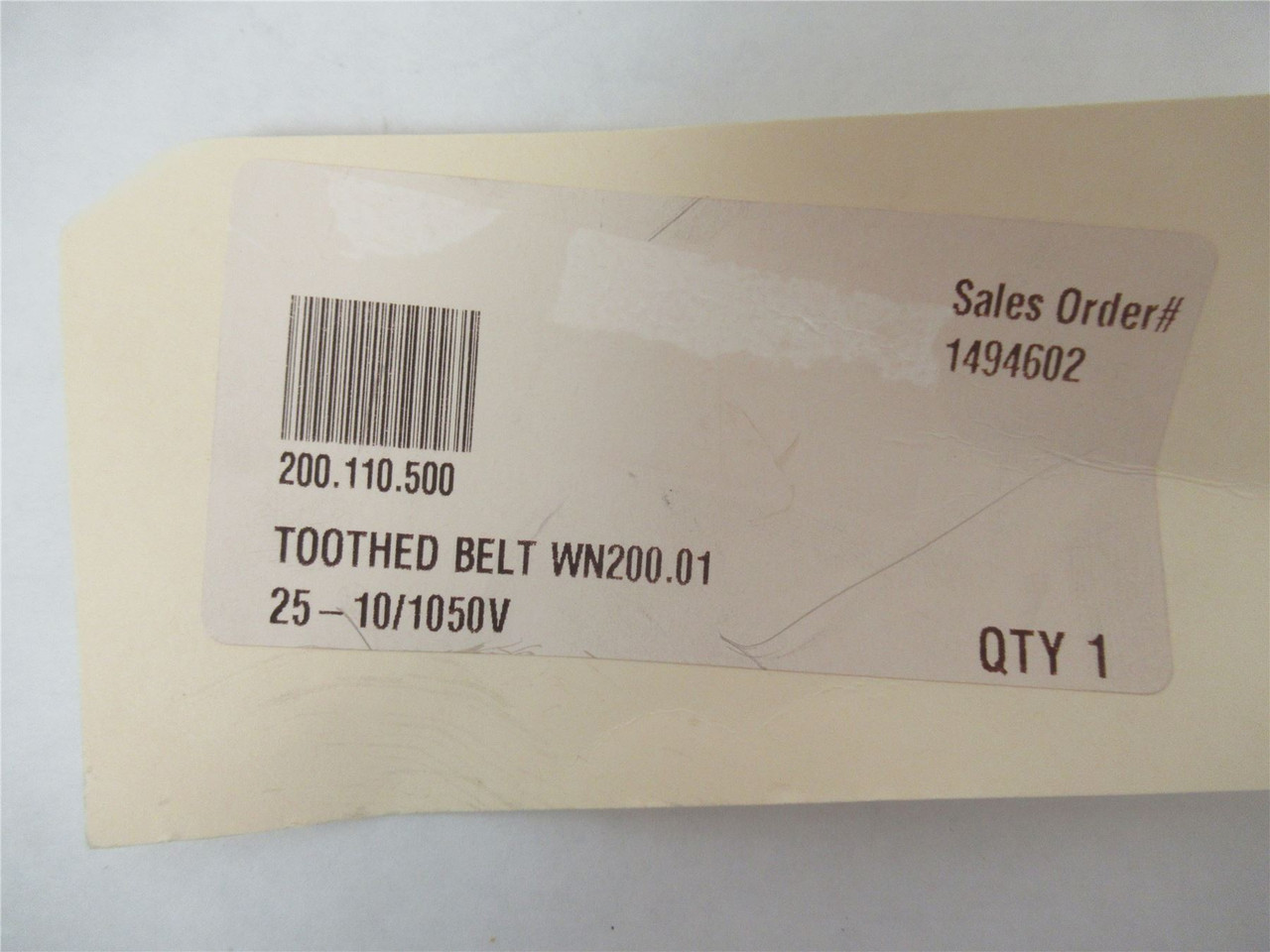 Robert Reiser 200110500; Toothed Belt 25-10/1050V