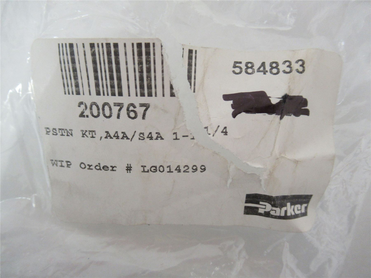 Parker 200767; Piston Kit A4A/S4A 1-1/4"