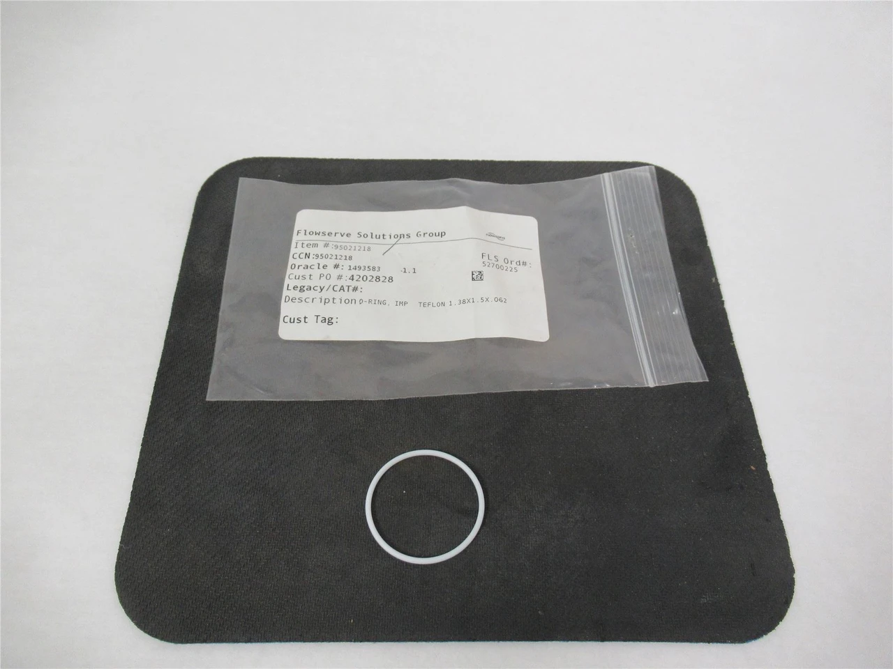 Flowserve Solutions Grp 95021218; O Ring 1.38x1.5x.062 Teflon