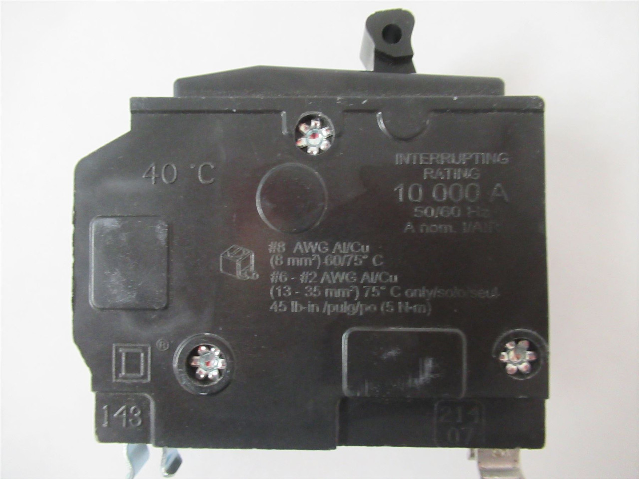 Square D QO250; Circuit Breaker 50A 2-Pole 120/240-VAC