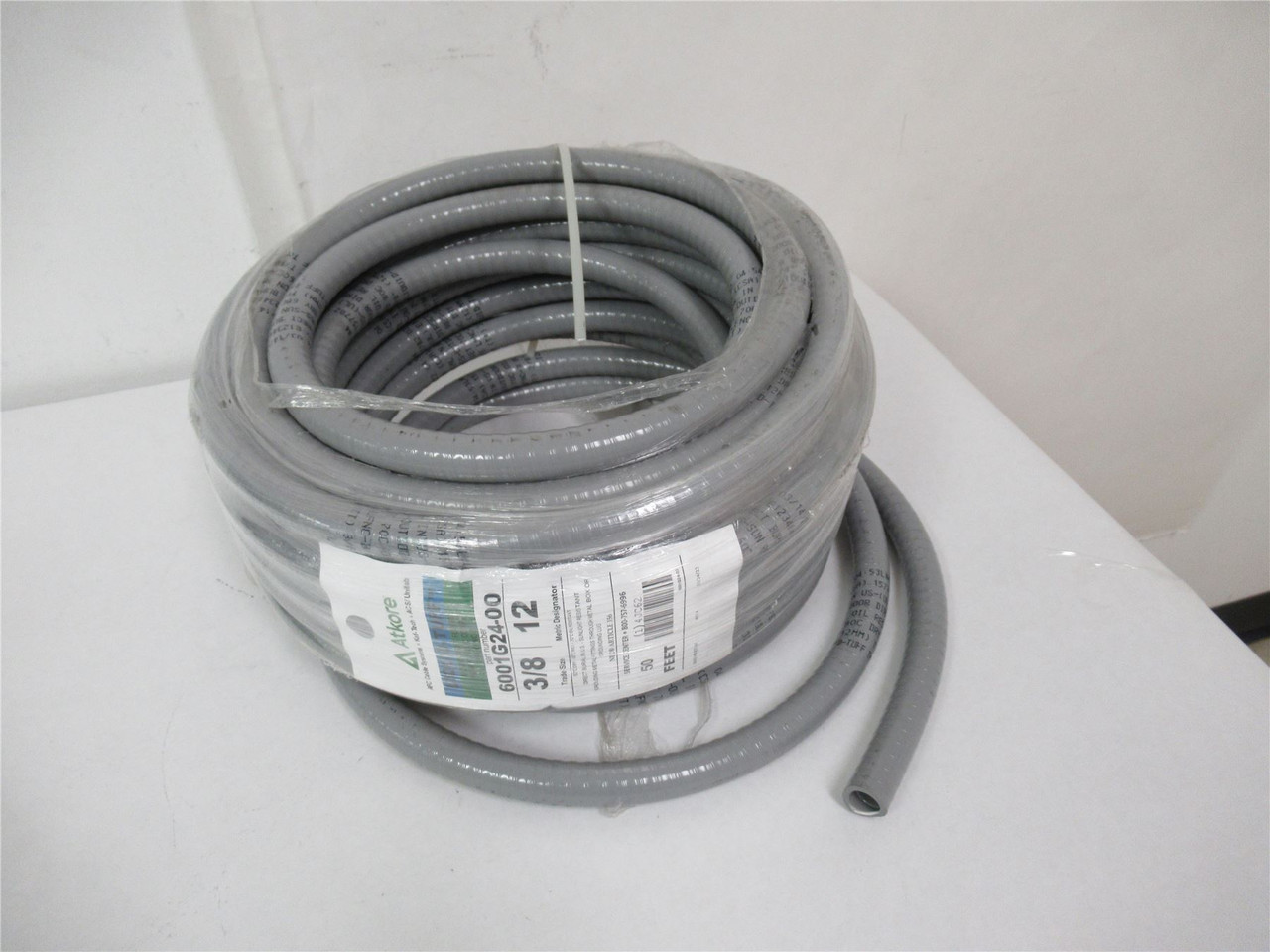 Atkore 6001G24-00; Flexible Metal Conduit 3/8" 40ft