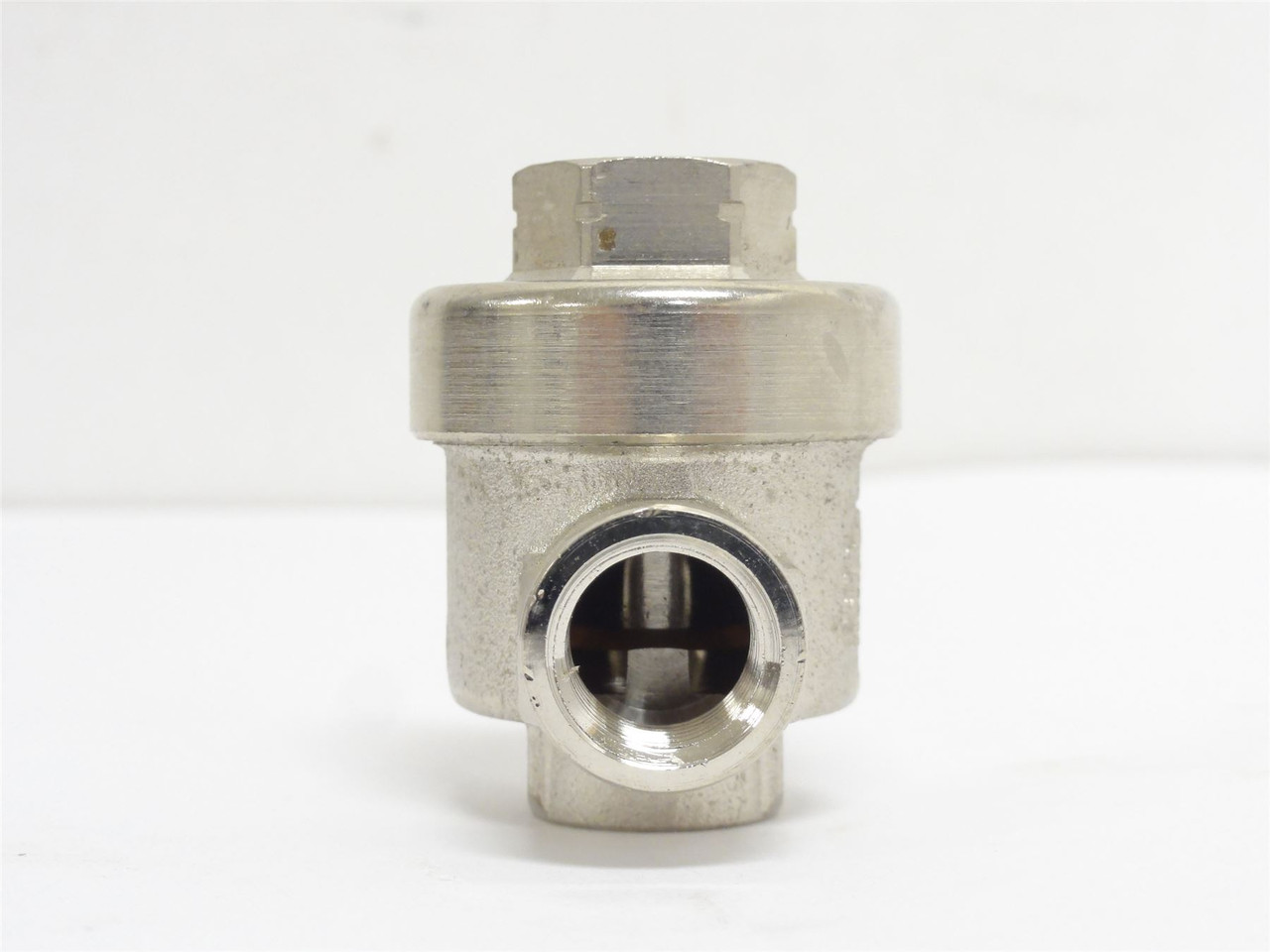 Camozzi VSC 544/2; Quick Exhaust Valve; SS; 1/4NPT; 90Deg