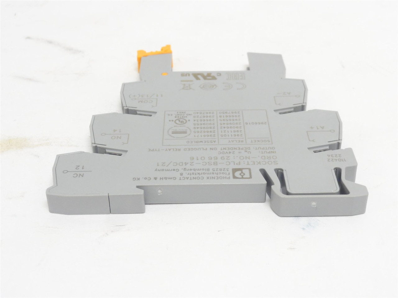 Phoenix PLC-BSC-24DC/21; Relay Socket 2966016; 24VDC; 5-Pin
