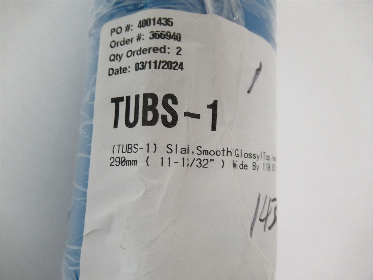 Belt Power TUBS-1; Endless Belt 290mmW x 2815mmL