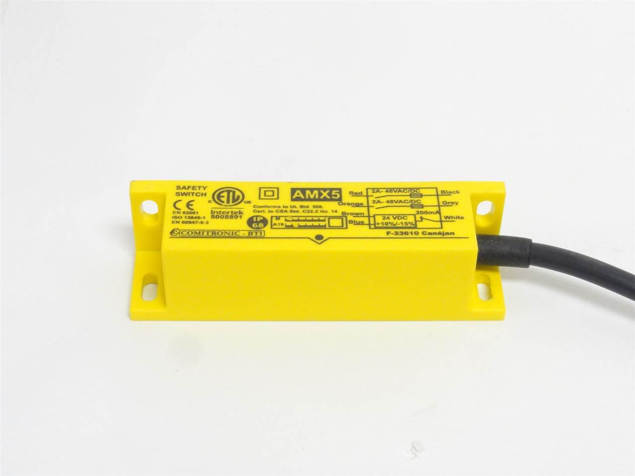 Comtronic-BTI AMX5; Safety Switch (NO Actuator included)