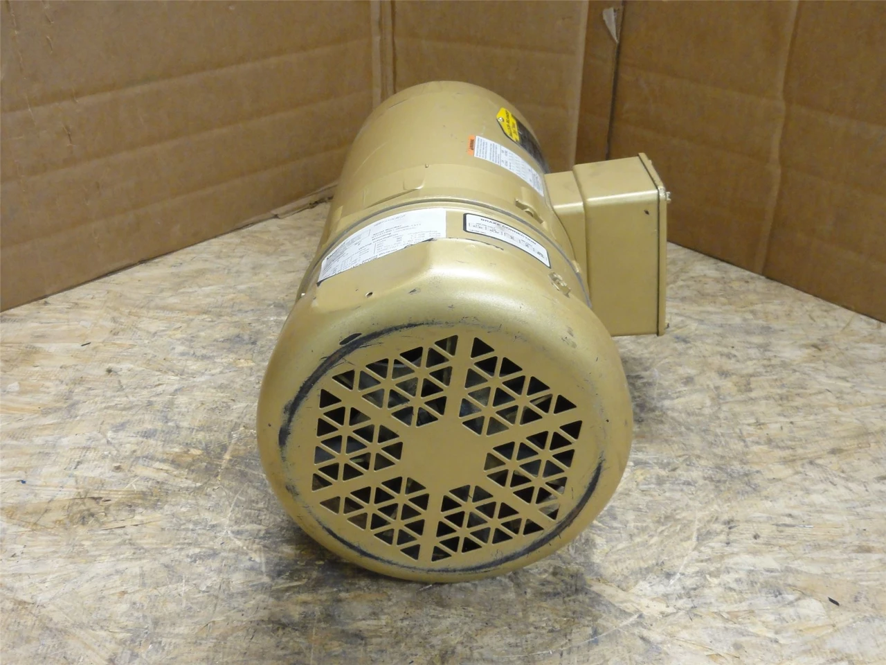 Baldor VEBM3546; Brake Motor 1HP; 208-230/460VAC; 1760RPM; 3PH