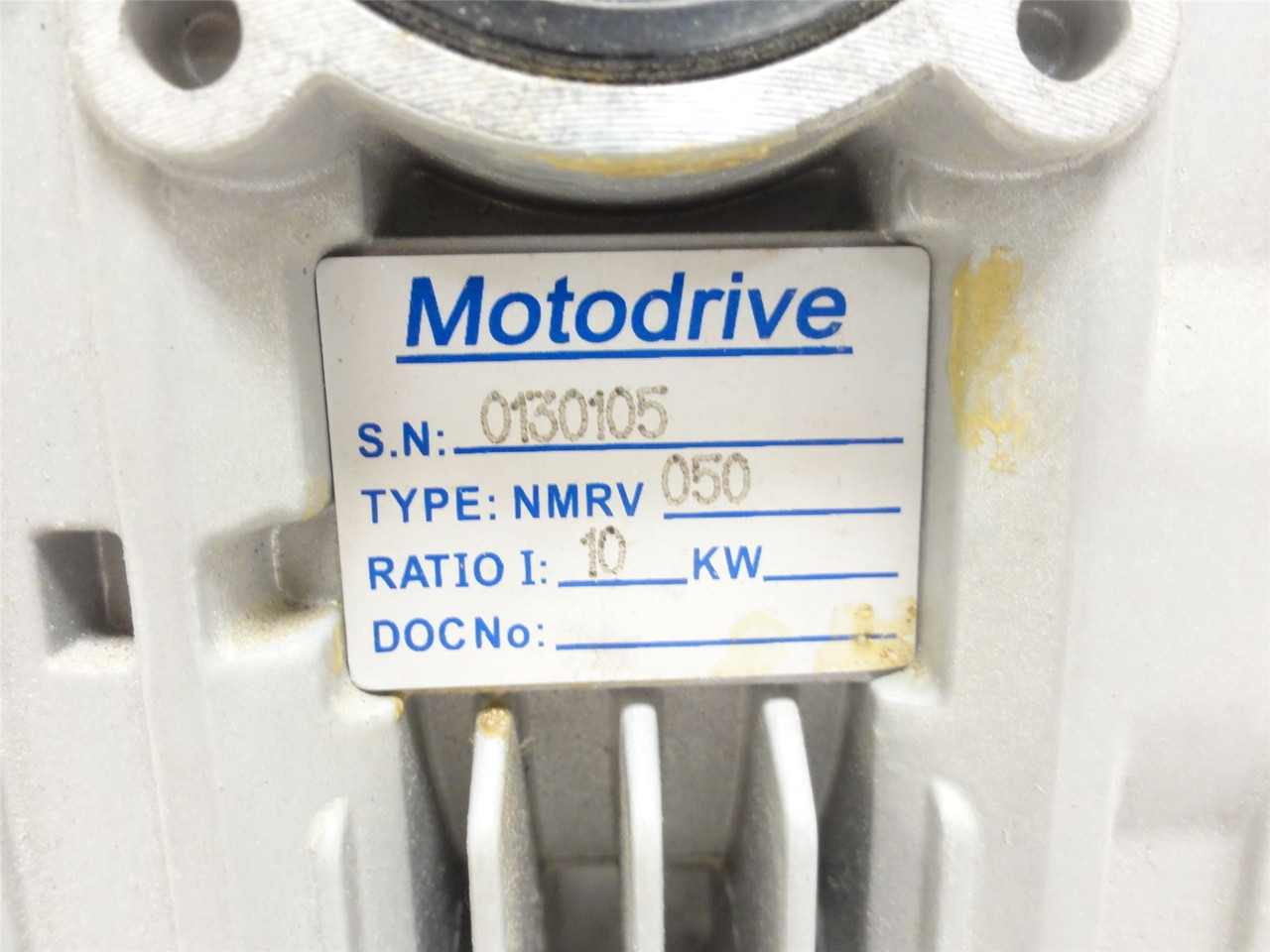 Motodrive NMRV 050; Gear Speed Reducer; 20:1 Ratio; Size: 050