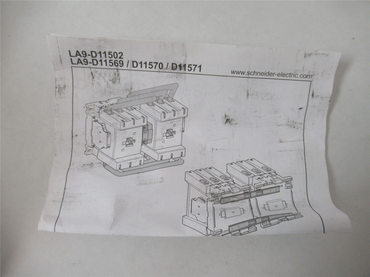 Schneider LA8-D11569; Power ConnectionParallel Reverser Bars
