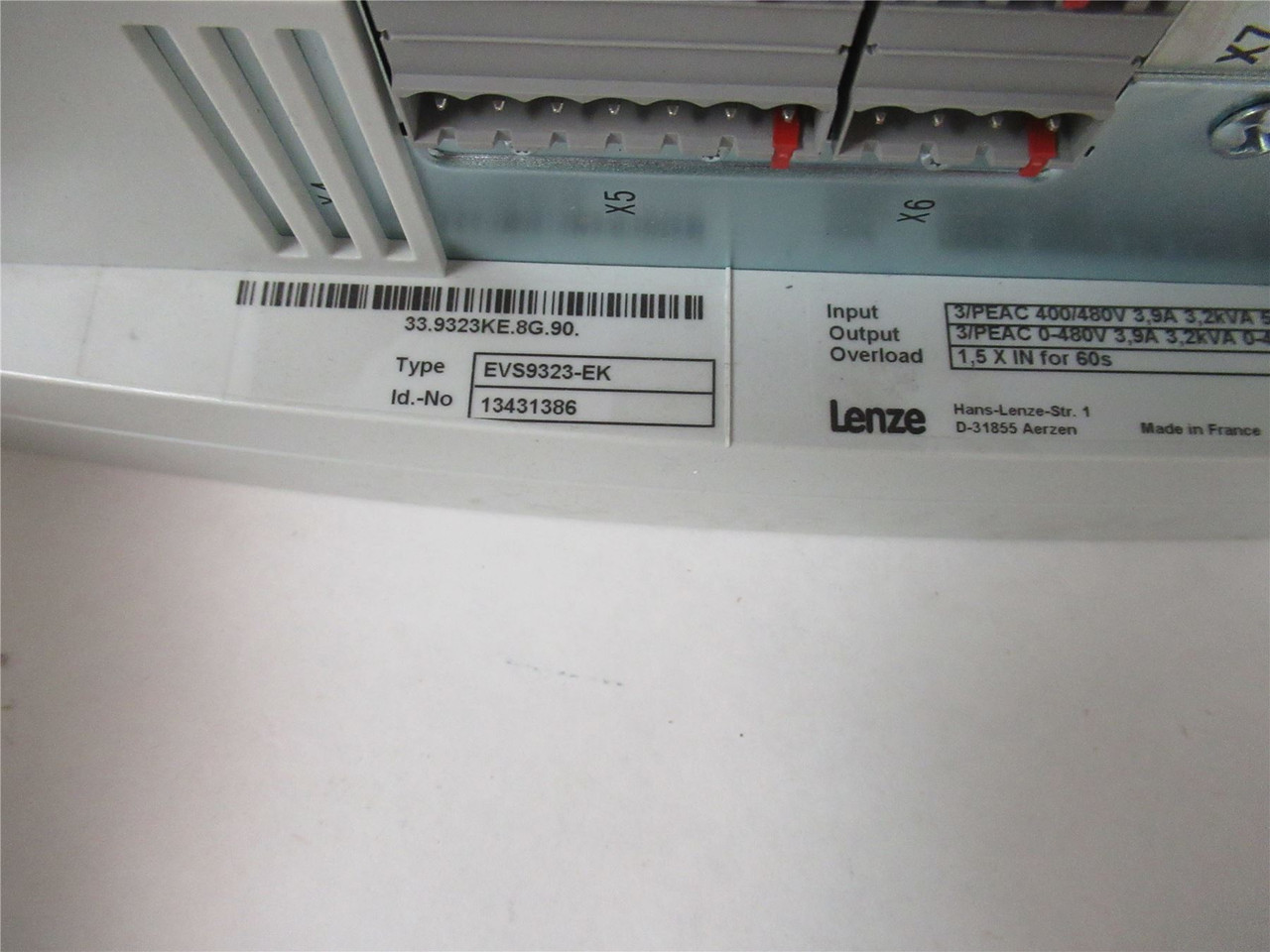 Lenze EVS9323-EK; Servo Controller 9300 SERIES 400/480 VAC