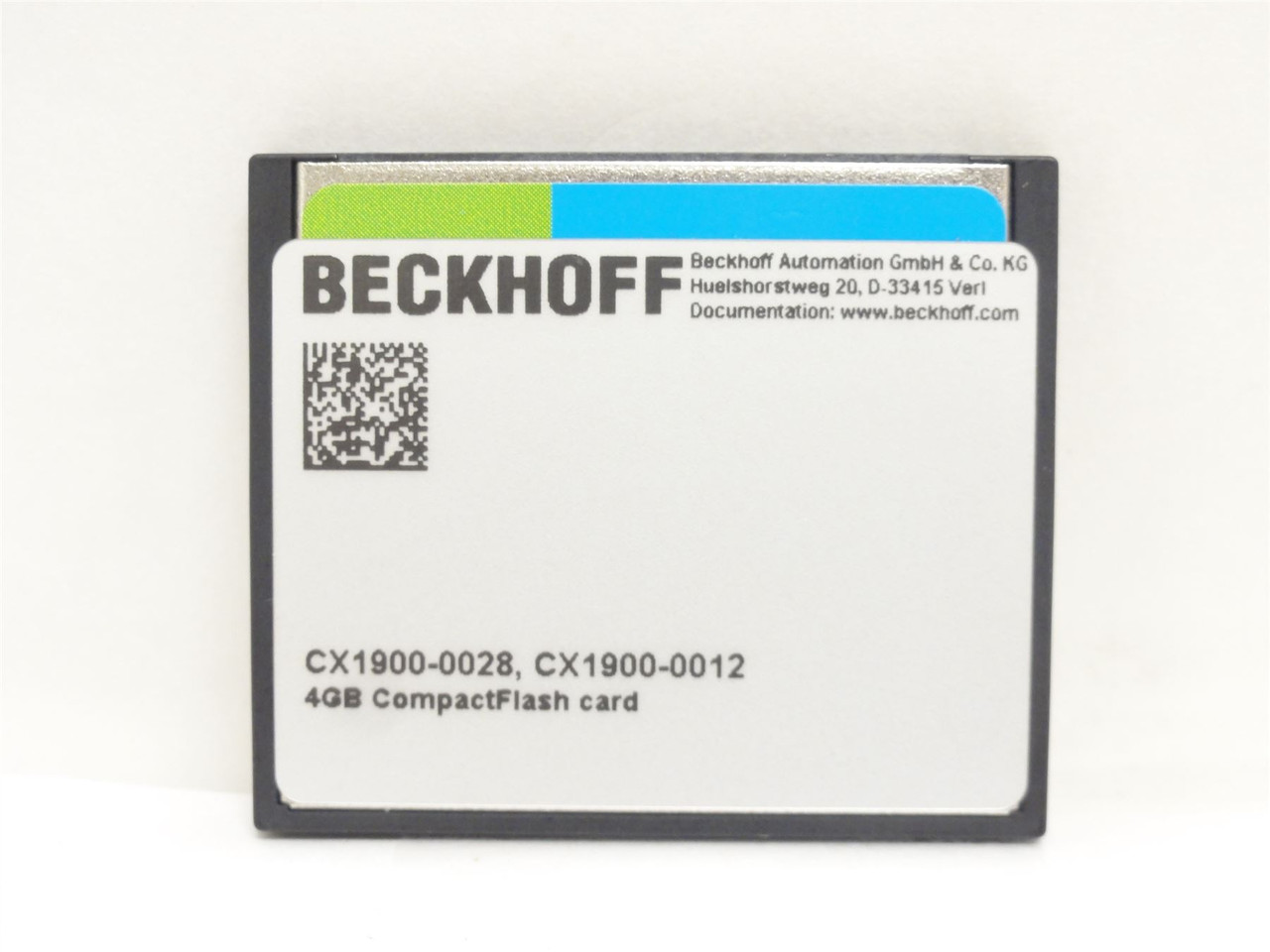 Beckhoff CX1900-0028; Ram Module; 4GB; NTFS