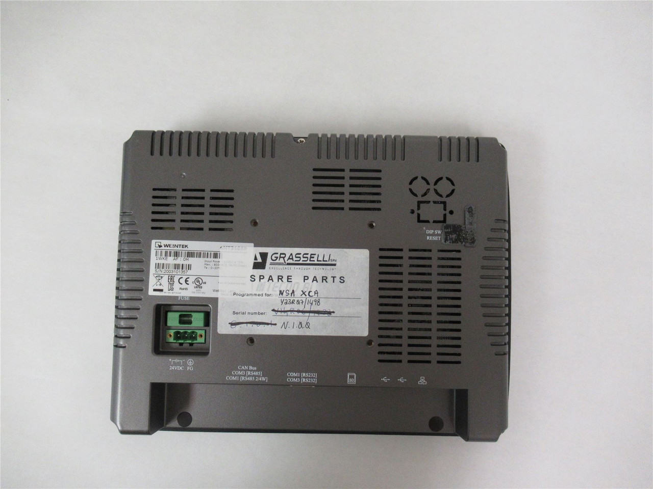 Grasselli  21138T19; Touch Screen Programmed NSAXCA