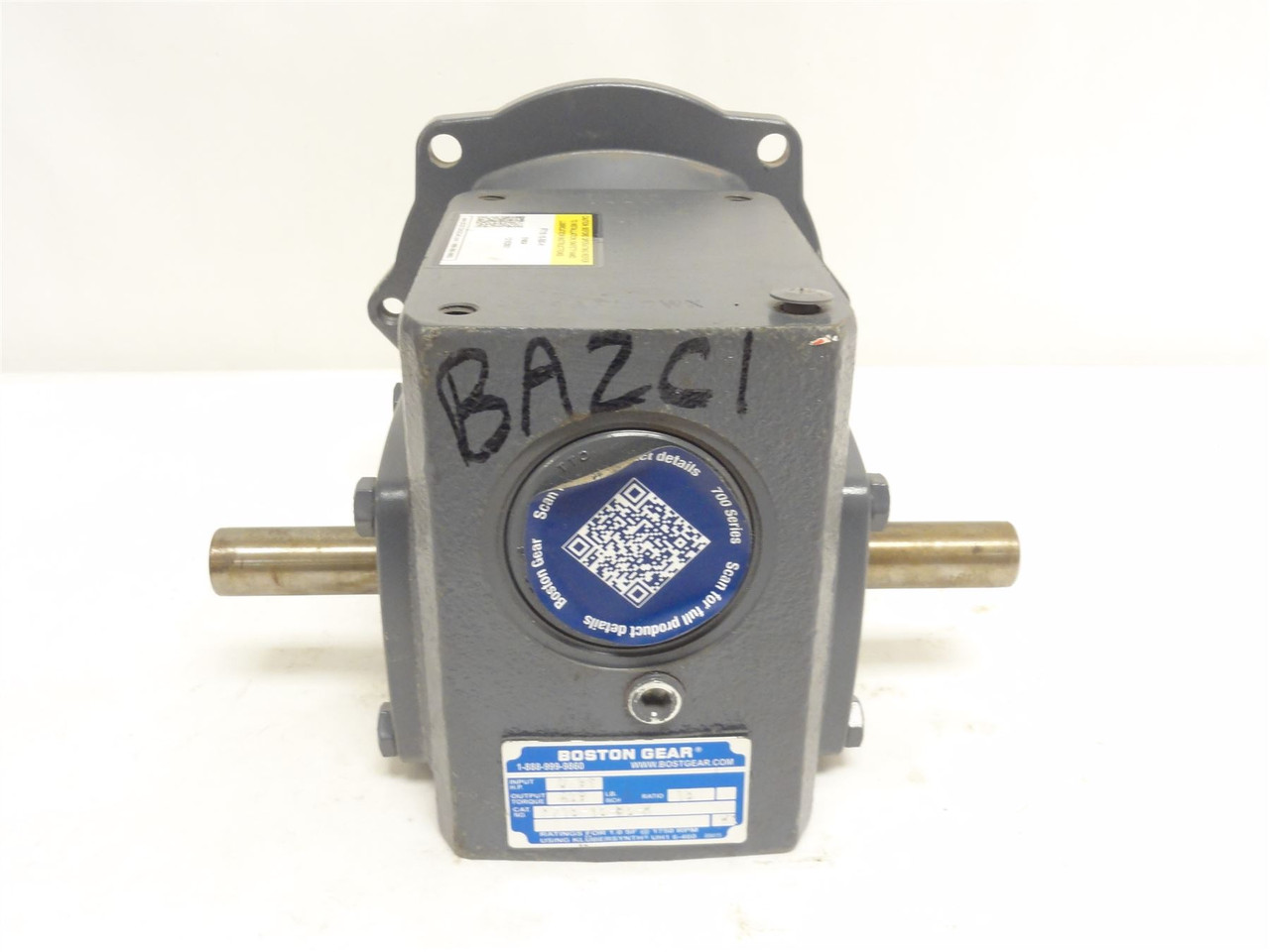 Boston Gear F715-15-B5-H; Gear Speed Reducer; 15:1 Ratio