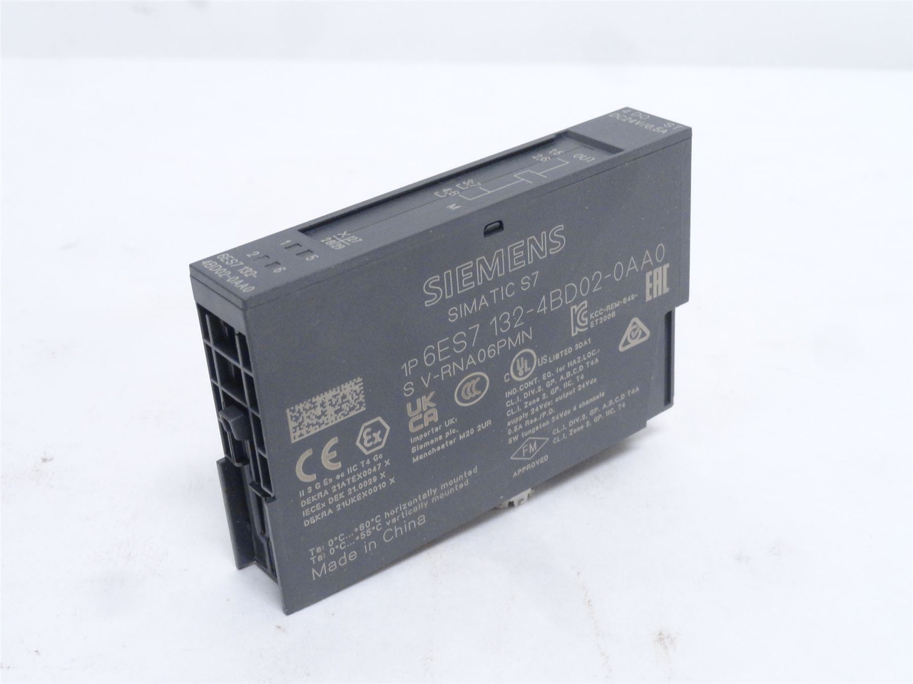 Siemens 6ES7-132-4BD02-0AAO; I/O Module; 24VDC; 1/2A