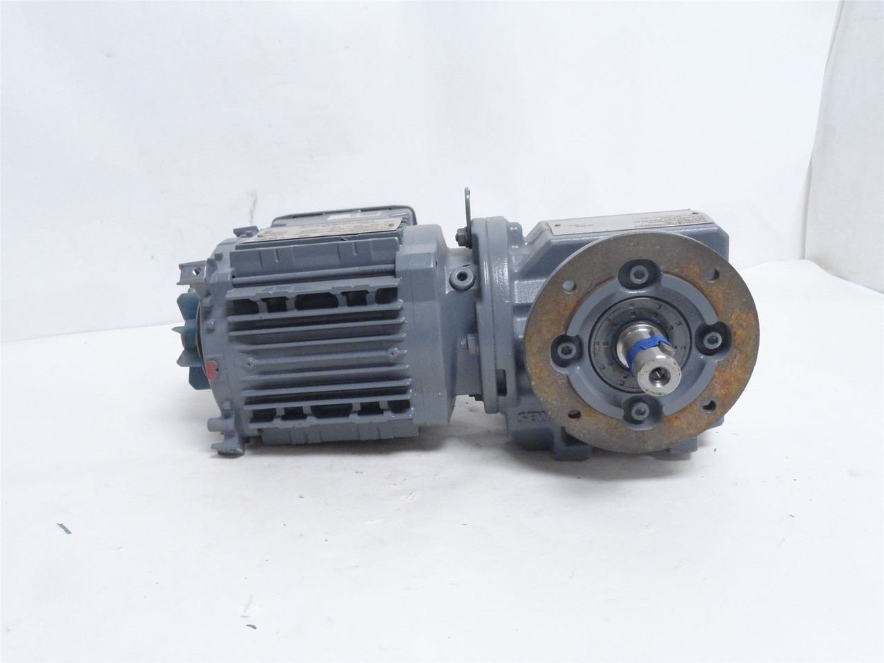 SEW SF37DRN71MS2; AC Gearmotor; 11:1 Ratio; Broken Shroud