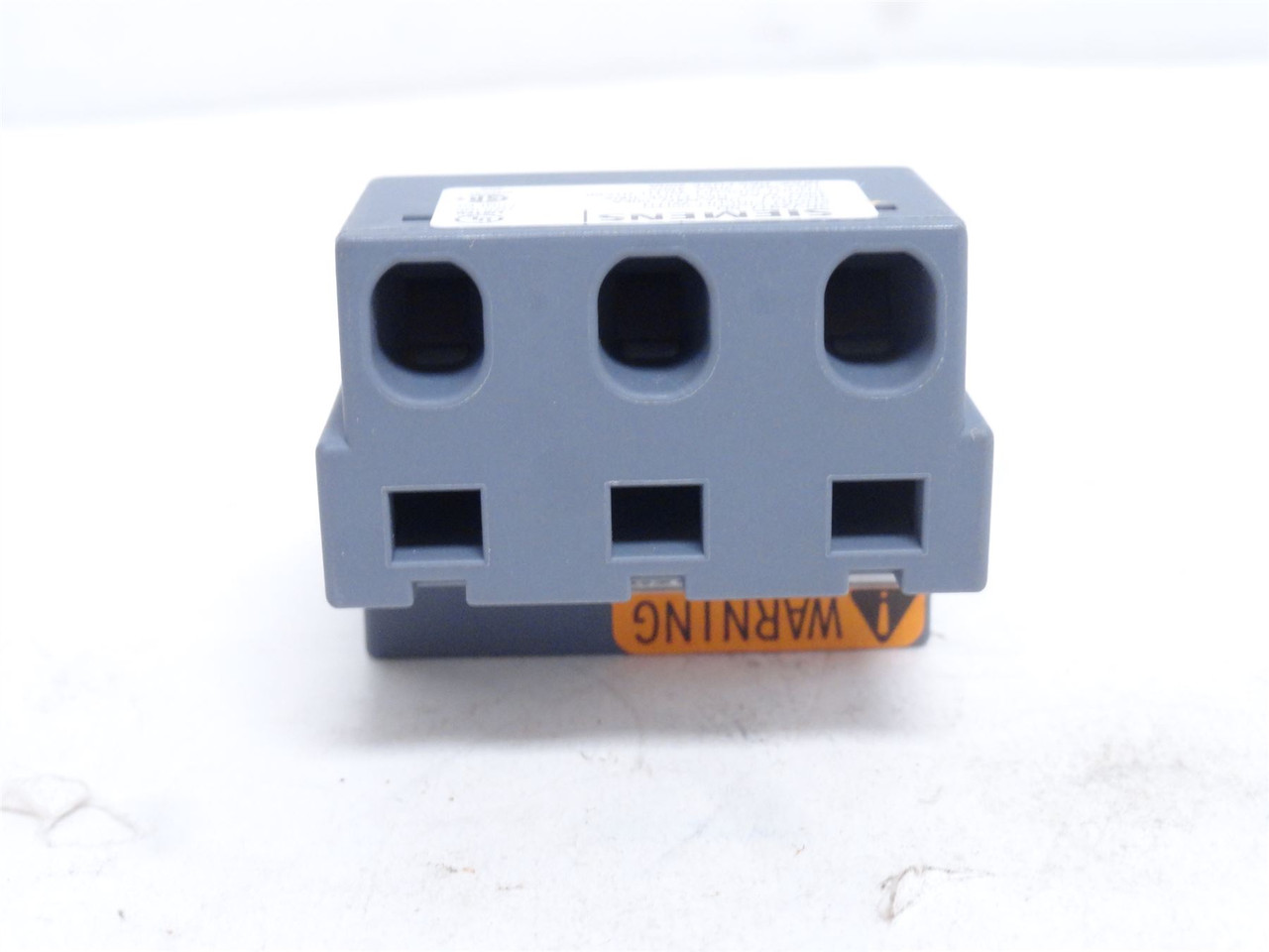 Siemens 3RV2917-5D; Circuit Breaker Terminal Block 32A 480VAC