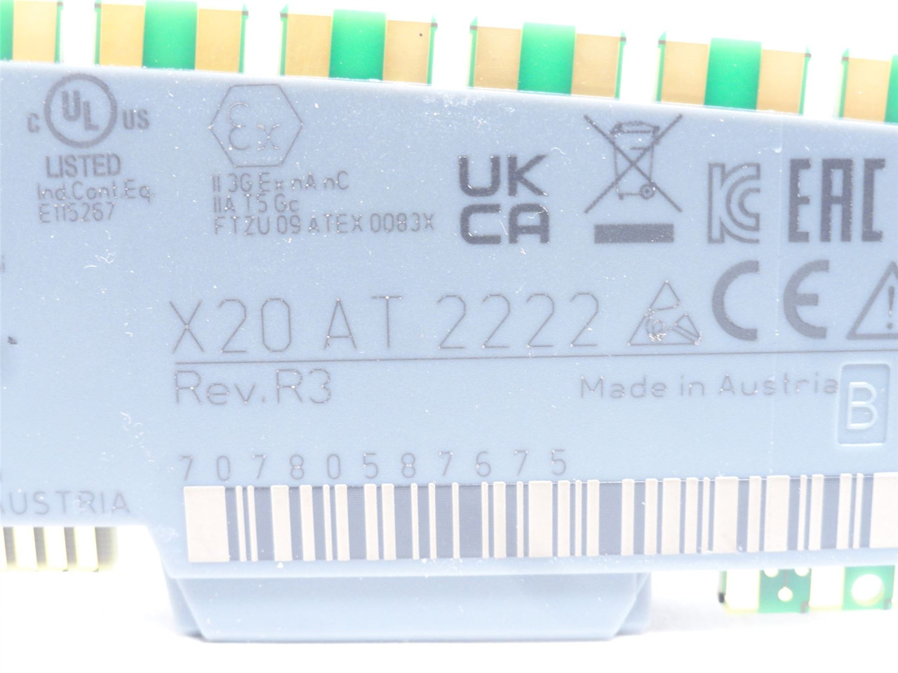B and R X20AT2222; Analog Temperature Input Slice Module
