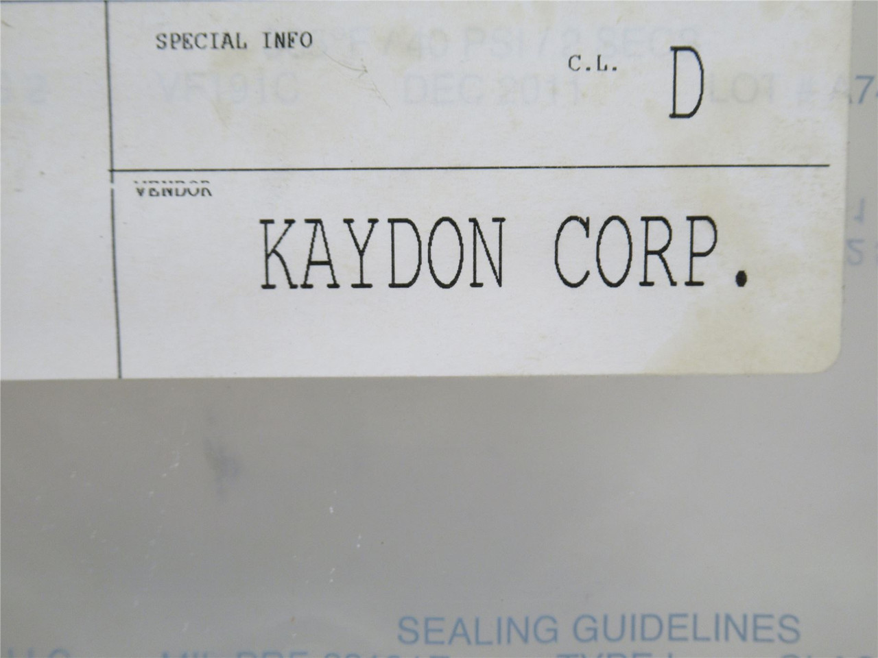 Kaydon 868444; Turntable Ball Bearing; 12"ID x 13"OD x 1/2"W