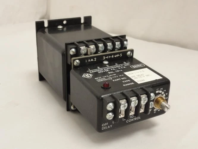 Kanson 1014-1-G-2-A; Solid State Timer Relay .06~10s; 115 VAC In