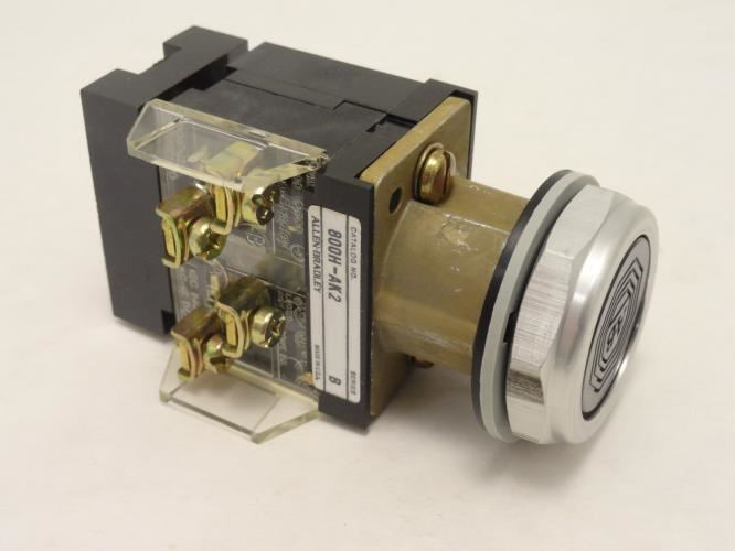 Allen-Bradley 800H-AK2; Pushbutton; 10A 600V Max