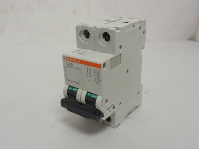 Merlin Gerin MG24447; Supplementary Protector 6A; 2P; 240/480VAC