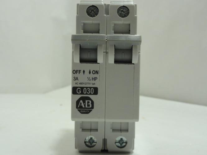 Allen-Bradley 1492-CB26030; Manual Motor Protector 3A 2P 480V