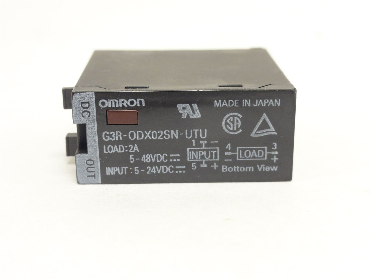 Omron G3R-ODX02SN-UTU-DC5-24; SS Relay Load:2A/48Vdc In:24Vdc