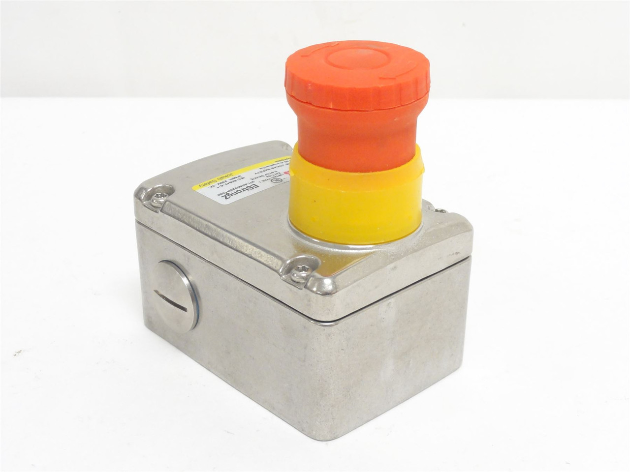 ABB 2TLA050220R1020; Twist to Reset E-Stop Switch; SS Case