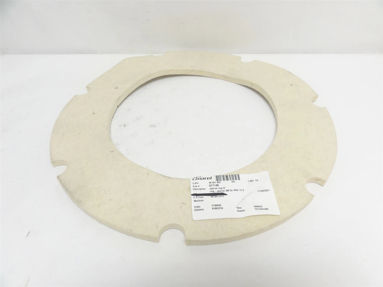 Marel 677140; Special Felt Ring; Size: 8"