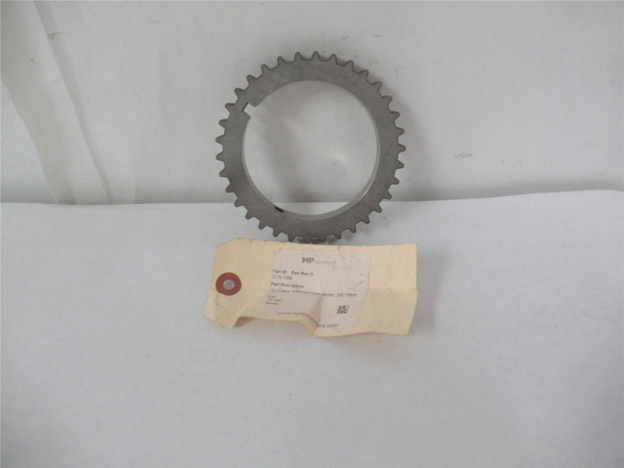MP Equip 701384; Sprocket Interroll Drum Motor 3/8" Pitch