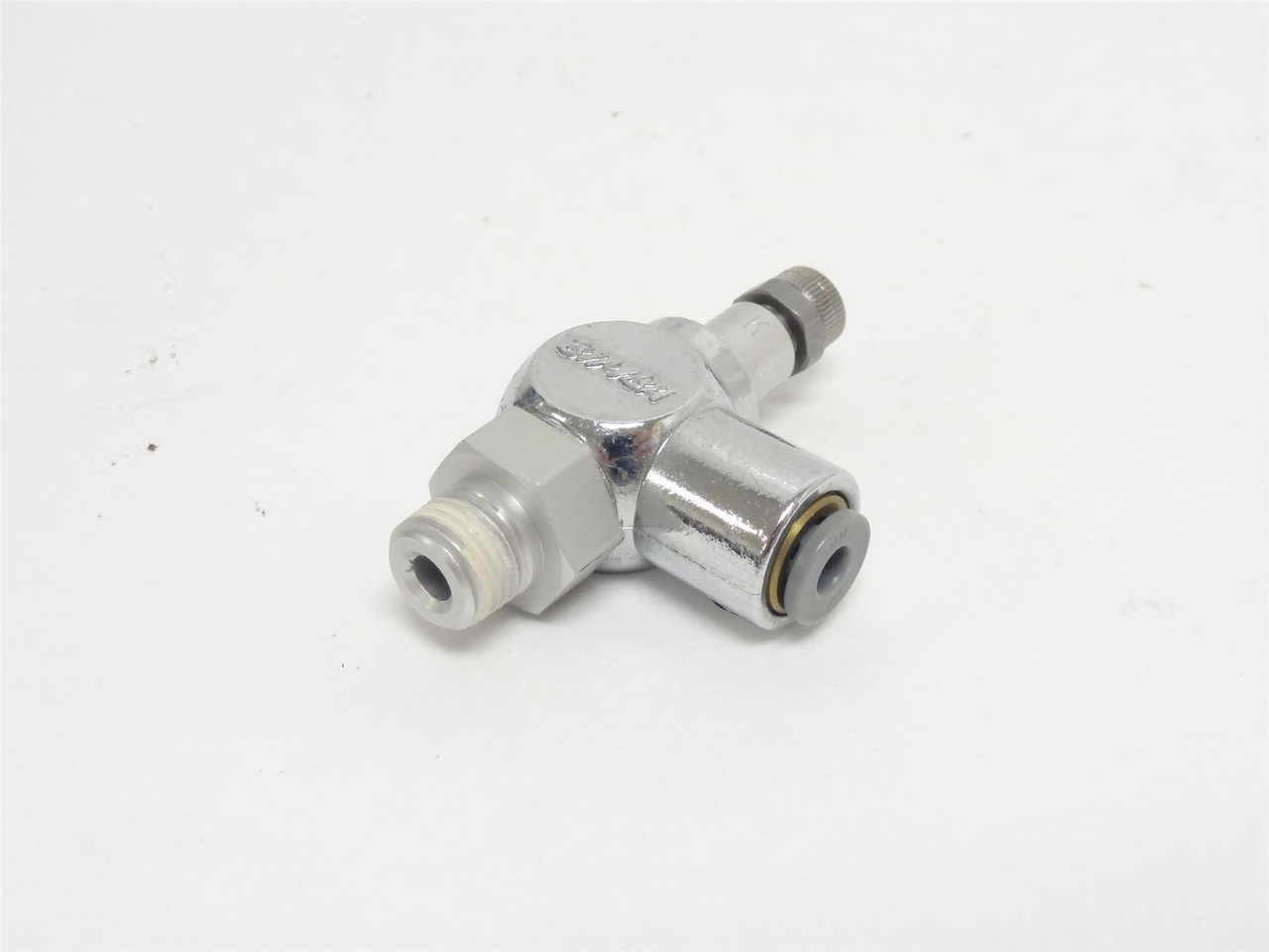 Bimba FQP21K; Flow Control Air Valve; 1/8NPT x 1/8" Tube