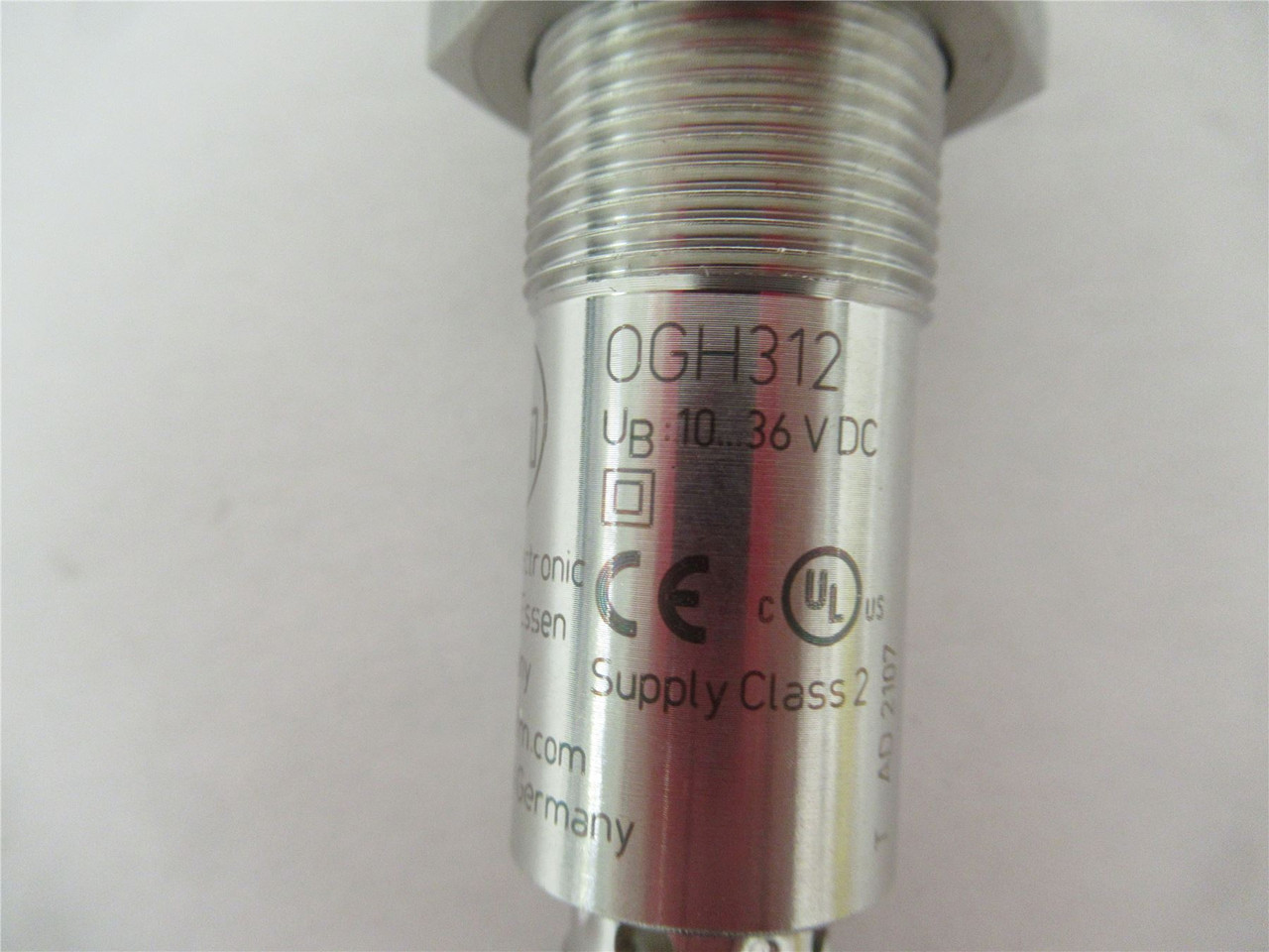 IFM 0GH312; Photo Sensor 10...36DC Red Light