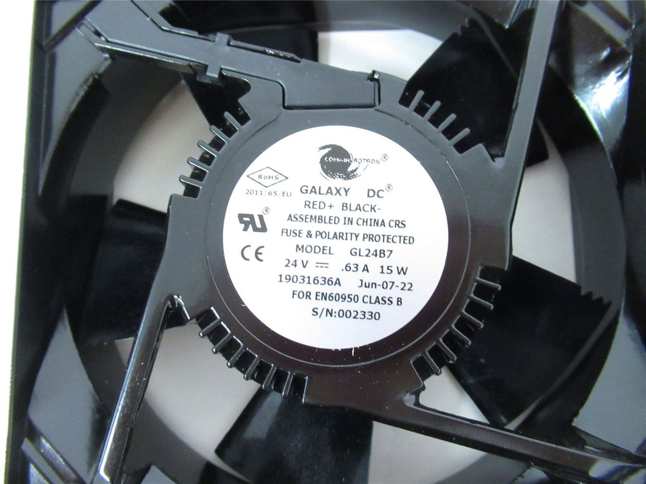Comair Rotron 19031636A; FAN;24V;127MM;ENVIRONMENT PROTECT