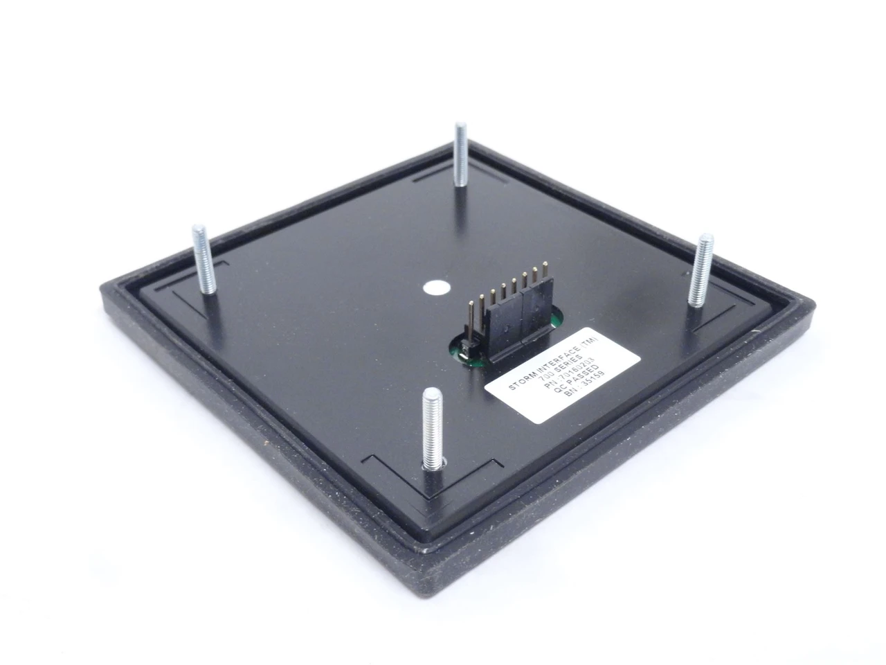 Storm Interface 70160203; Keypad Sealed Black Rubber w/16 Key