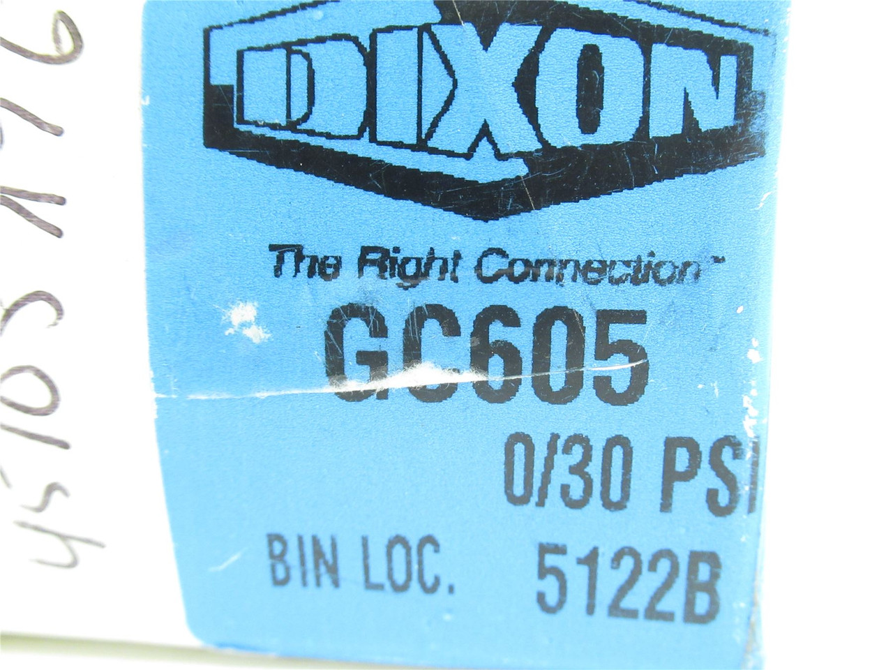 Dixon GC605; Pressure Gauge 0~30psi; 1/4 NPT; 1.5" Dial