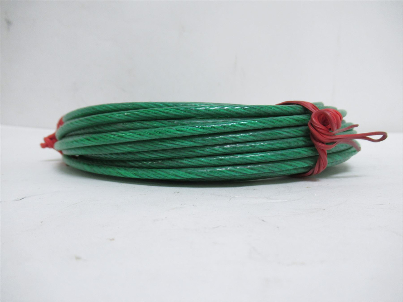 Dayton 2VJY1; Coated Cable; Steel;  7 x 7; 1/8" Cable; 50'