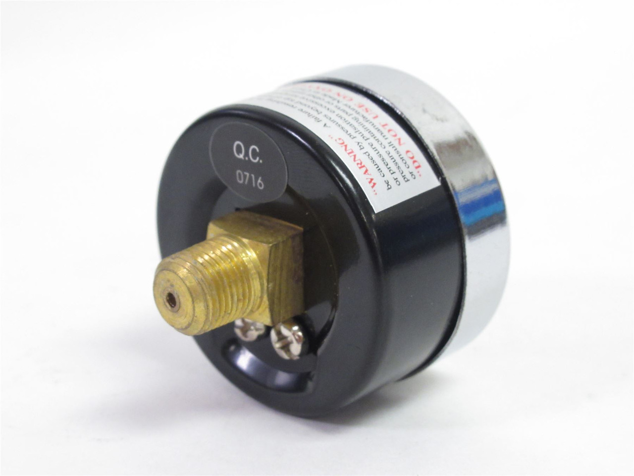 TMS DEM100-22; Pressure Gauge; 0-15PSI; 1/8"NPT; 1-1/2"Dial
