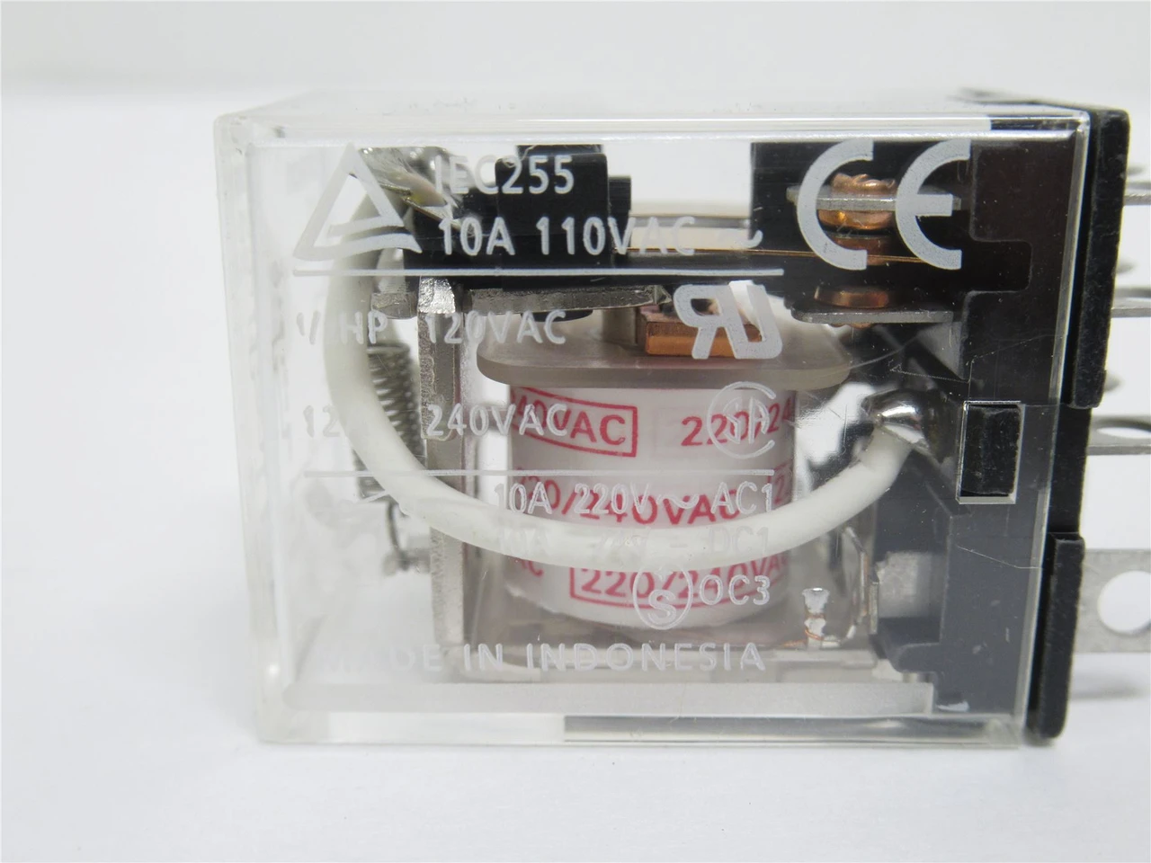 Omron LY2-AC220/240; Lot-2 Relays; 10A; 240VAC; Coil: 24VDC