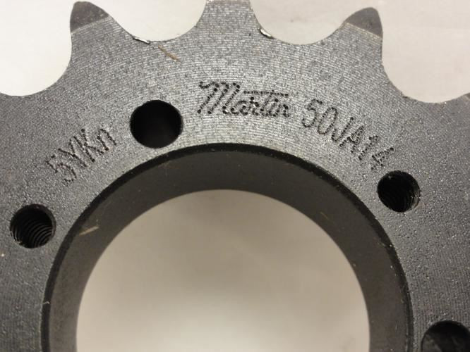 Martin 50JA14; Bushed Sprocket # 50; 14Teeth