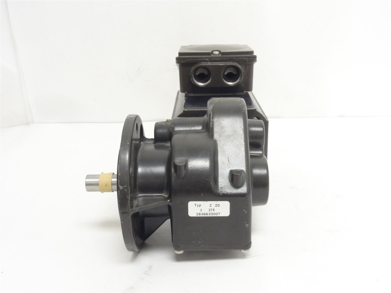 GROSCHOPP WK1695201; Motor Gearbox Z20; 375:1 Ratio 277/480VAC