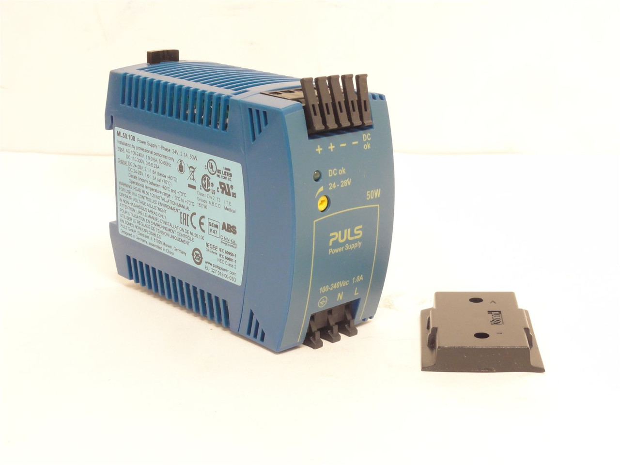 Puls ML50.100; Power Supply 100-240VAC/110-300VDC In