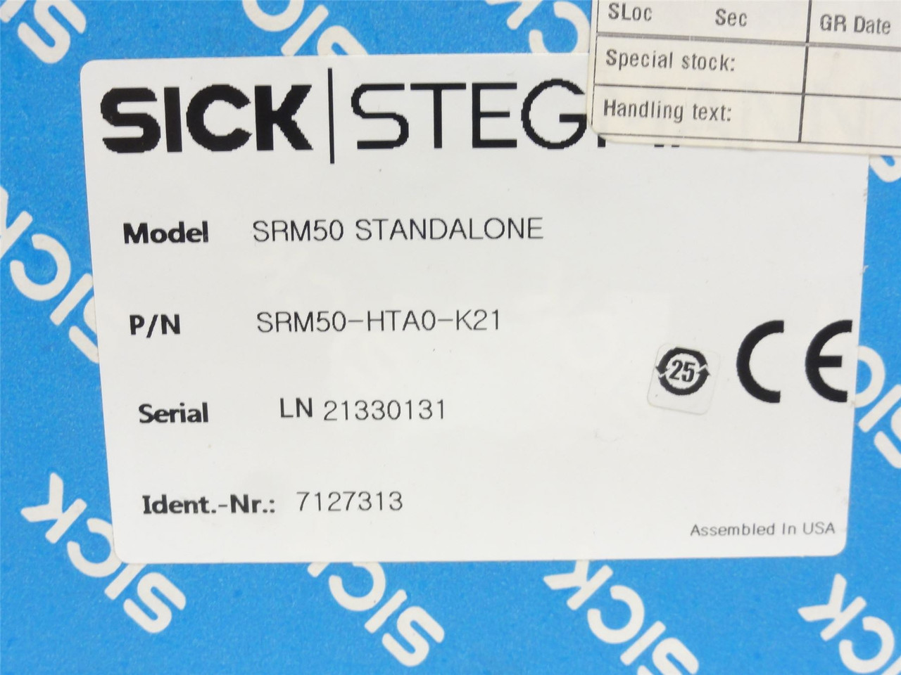 SICK SRM50-HTA0-K21; Rotary Encoder 7127313; Absolute 1024