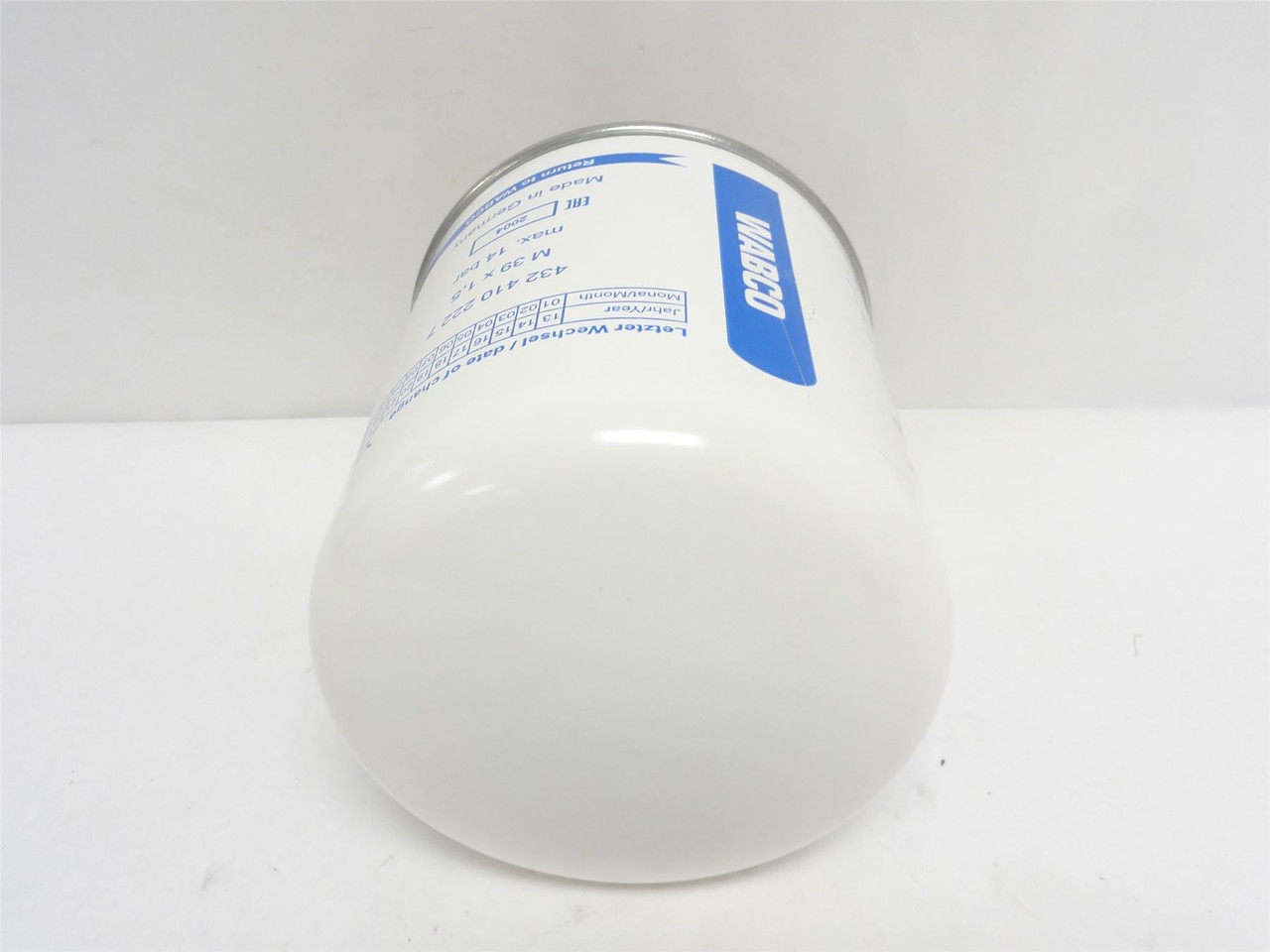Wabco 4324102227; Air Dryer Desiccant Cartridge Kit; W/O-Ring