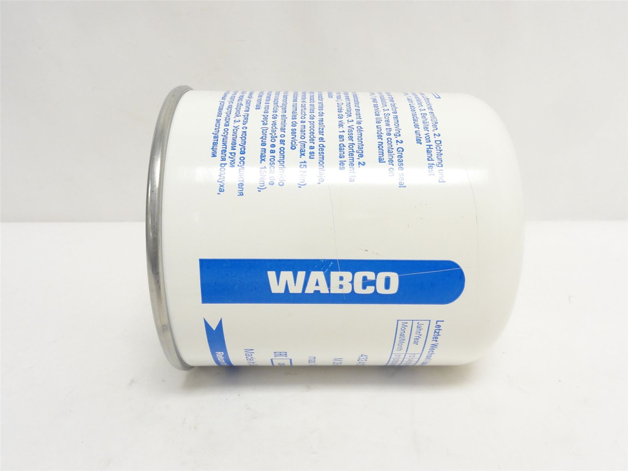 Wabco 4324102227; Air Dryer Desiccant Cartridge Kit; W/O-Ring